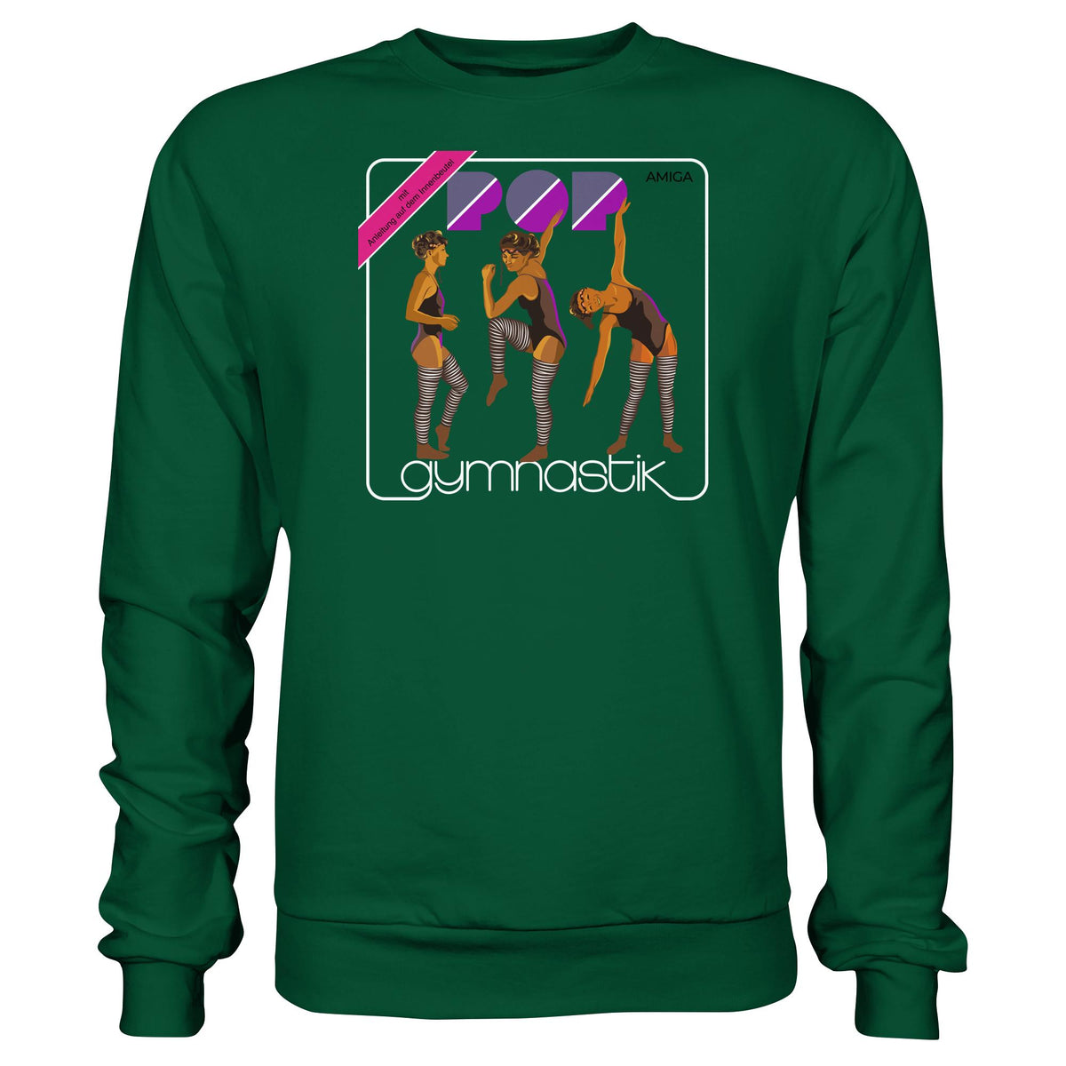 DDR Ostalgie Pullover Unisex • AMIGA POP-GYMNASTIK (ORIGINAL PLATTENCOVER)