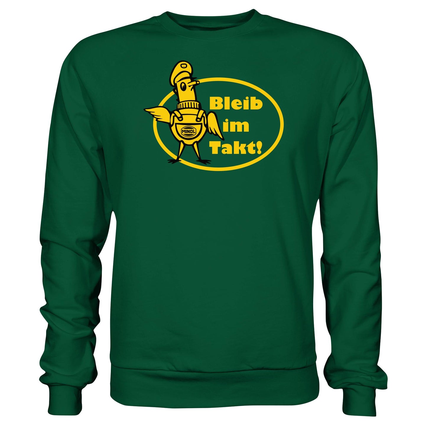 DDR Ostalgie Pullover Unisex • MINOL - BLEIB IM TAKT