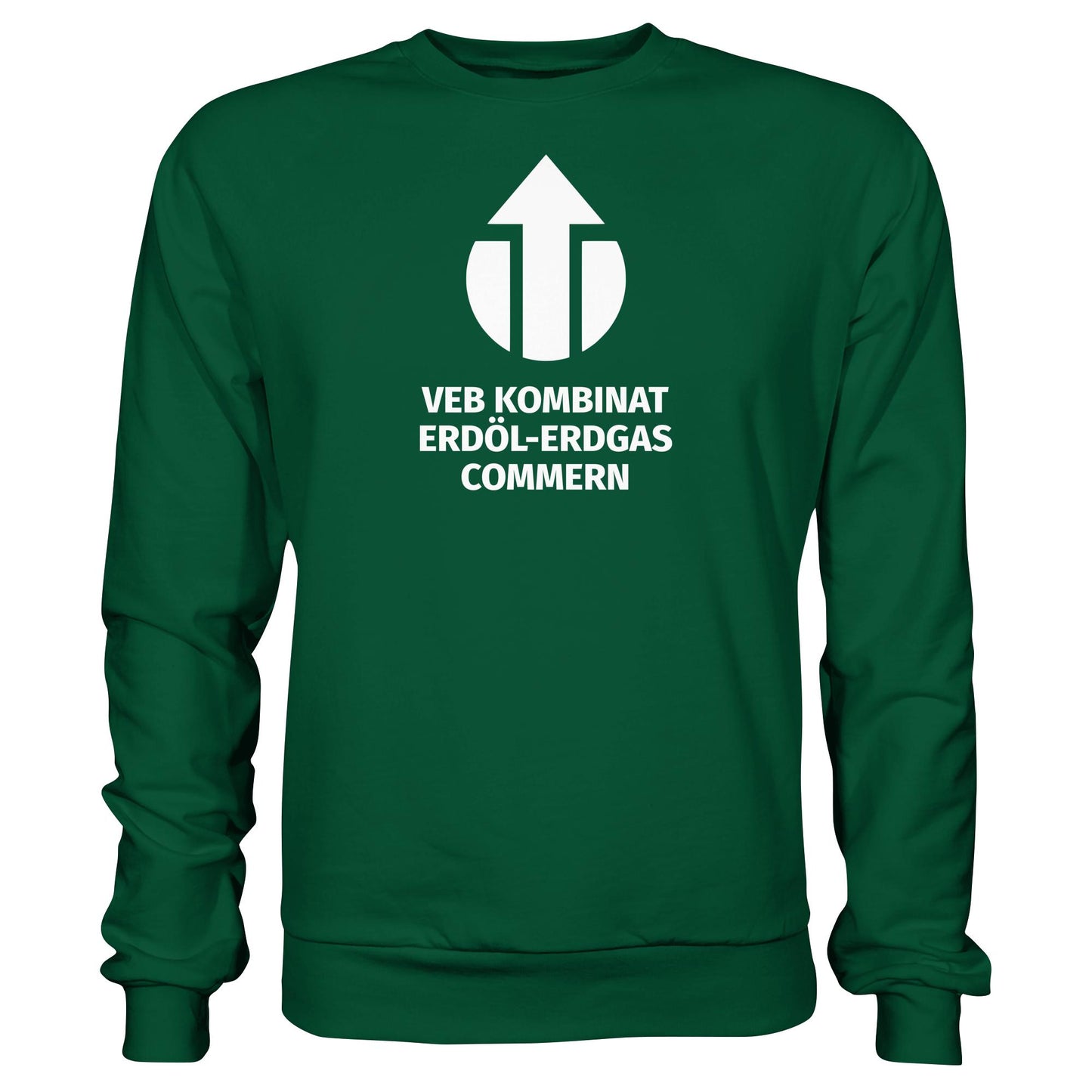 DDR Ostalgie Pullover Unisex • VEB KOMBINAT ERDÖL-ERDGAS COMMERN