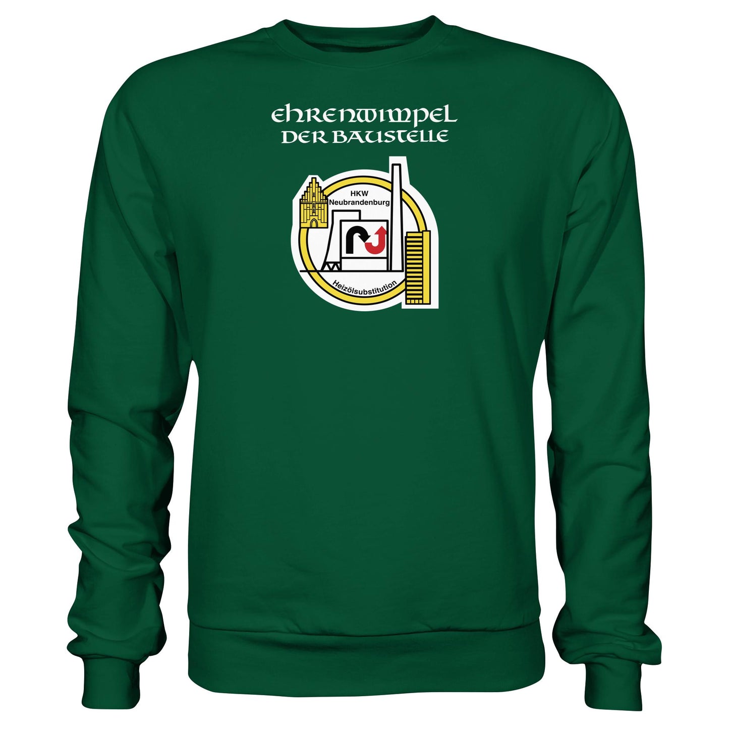 DDR Ostalgie Pullover Unisex • EHRENWIMPEL HKW NEUBRANDENBURG