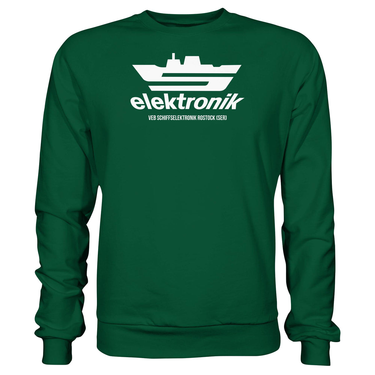 DDR Ostalgie Pullover Unisex • VEB SCHIFFSELEKTRONIK ROSTOCK