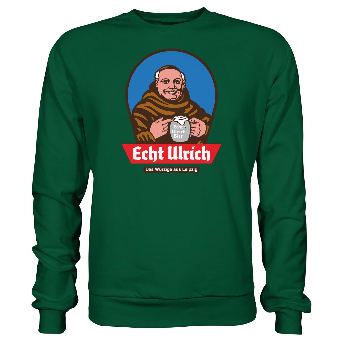 DDR Ostalgie Pullover Unisex • ECHT ULRICH BIER LEIPZIG