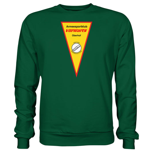 DDR Ostalgie Pullover Unisex • ARMEESPORTKLUB VORWÄRTS OBERHOF - RENNSCHLITTEN