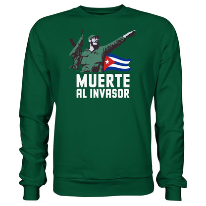 DDR Ostalgie Pullover Unisex • KUBA - MUERTE AL INVASOR