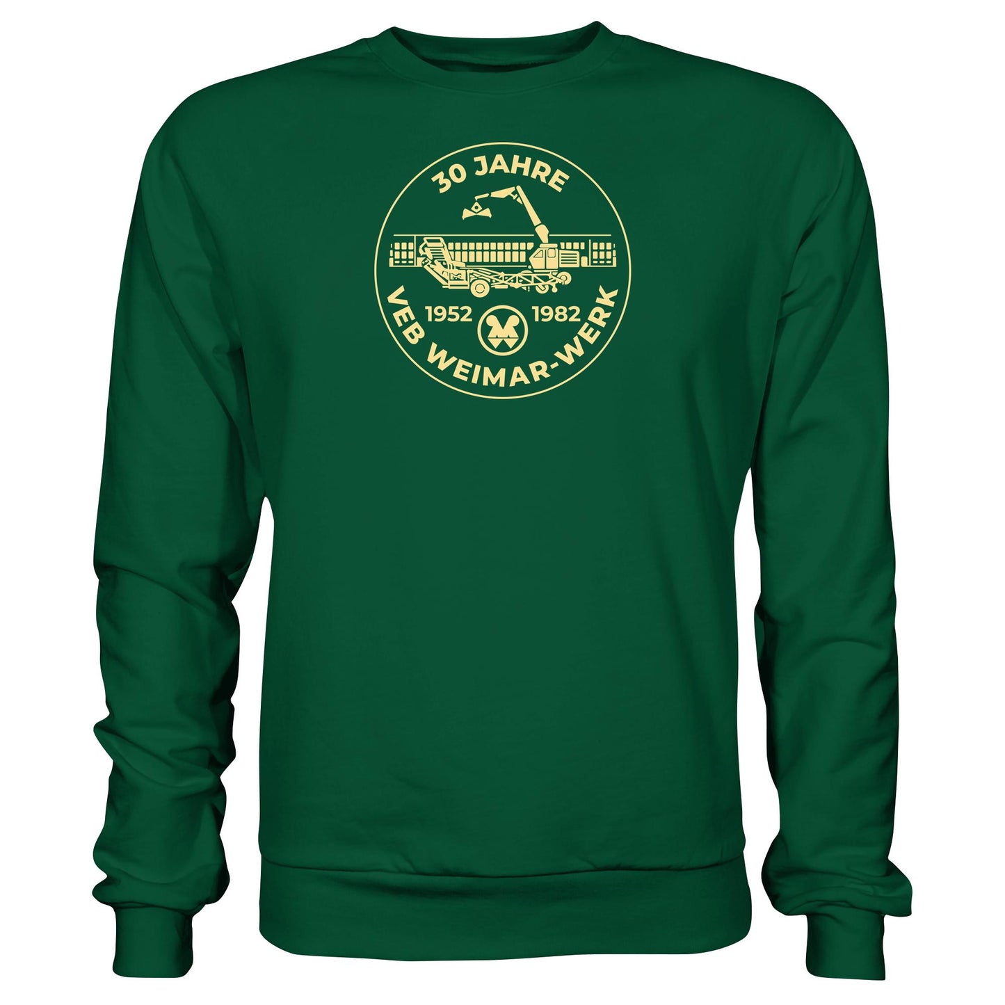 DDR Ostalgie Pullover Unisex • 30 JAHRE VEB WEIMAR-WERK