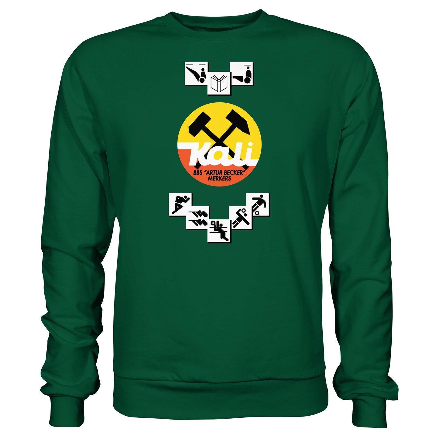 DDR Ostalgie Pullover Unisex • BBS KALI ARTUR BECKER - MERKERS