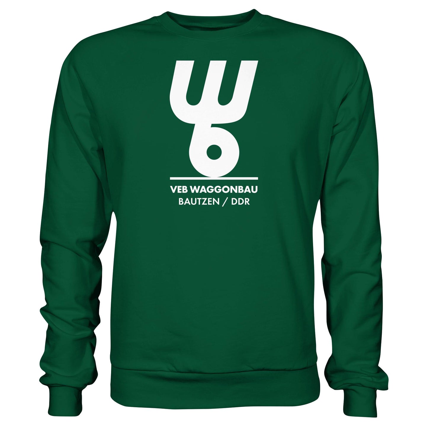 DDR Ostalgie Pullover Unisex • VEB WAGGONBAU BAUTZEN