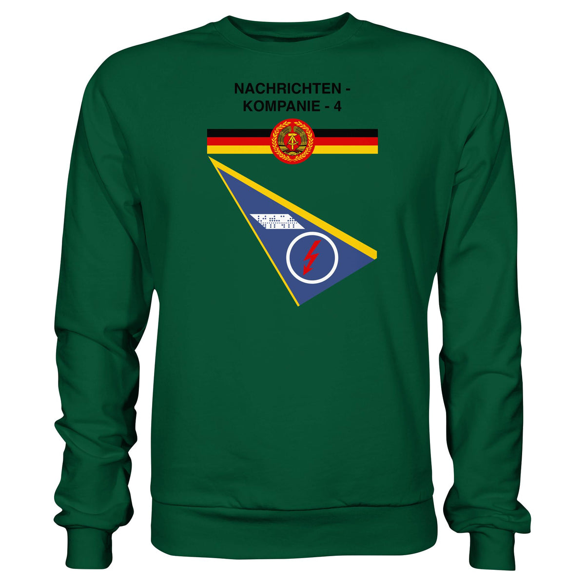 DDR Ostalgie Pullover Unisex • NVA - NACHRICHTENKOMPANIE 4