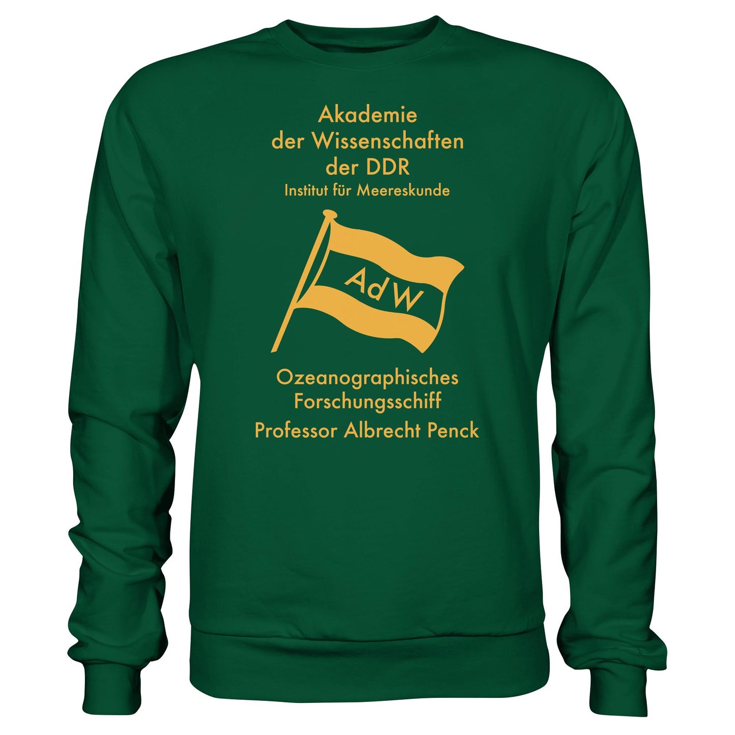 DDR Ostalgie Pullover Unisex • OZEONOGRAPHISCHES FORSCHUNGSSCHIFF ALBRECHT PENCK
