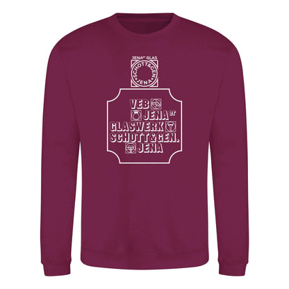 DDR Ostalgie Pullover Unisex • VEB JENAER GLASWERK