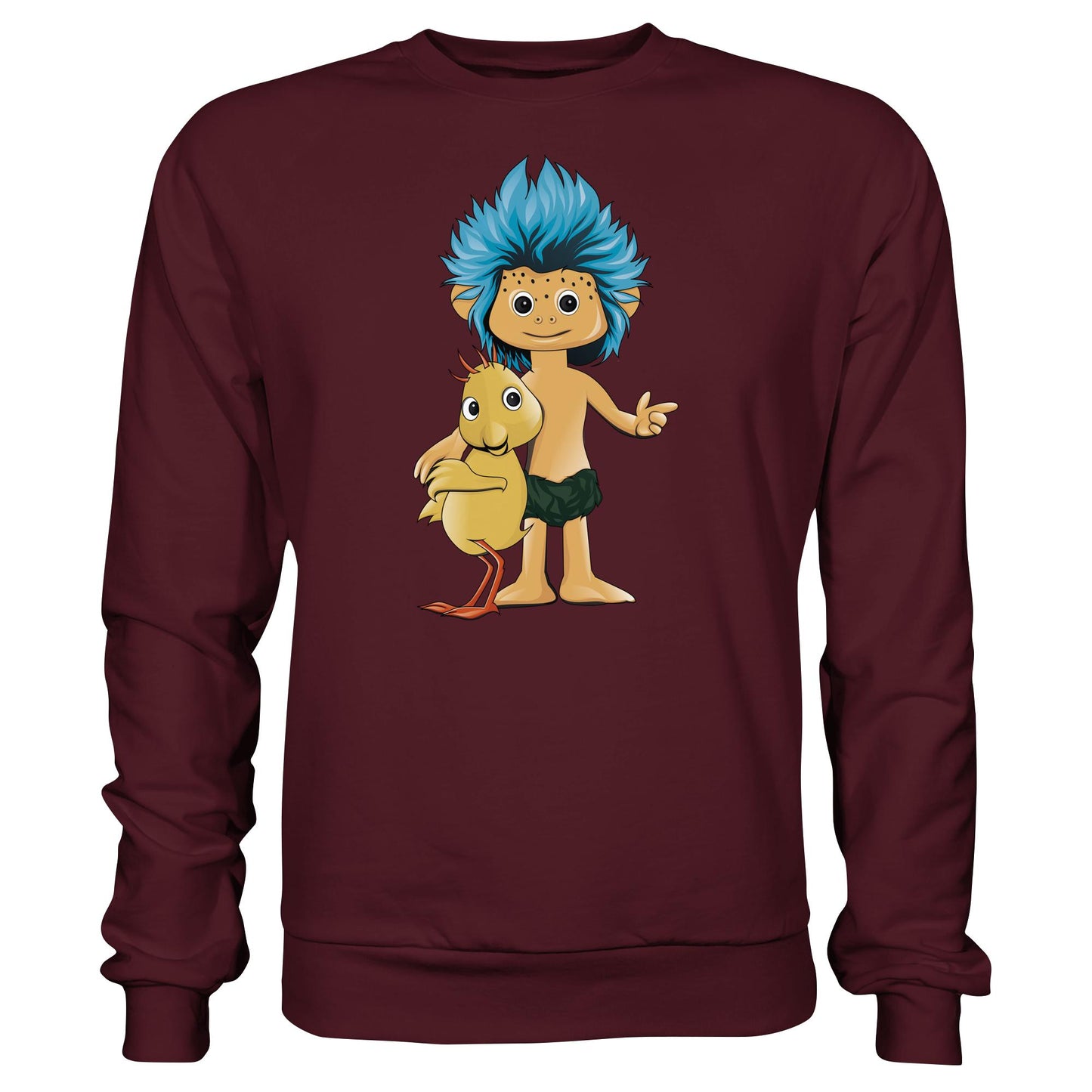 DDR Ostalgie Pullover Unisex • UNSER SANDMÄNNCHEN - PLUMPS & KÜKEN