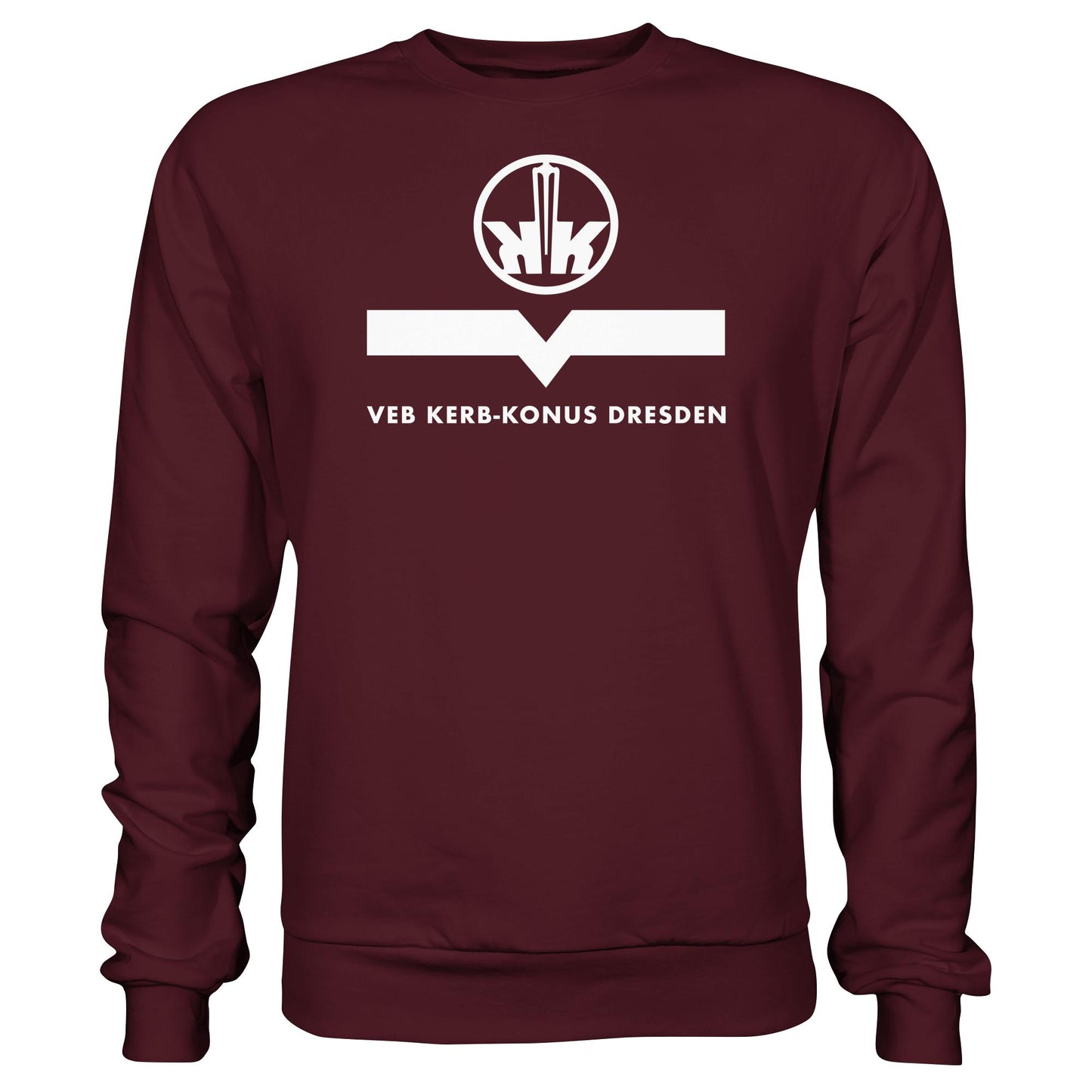 DDR Ostalgie Pullover Unisex • VEB KERB-KONUS DRESDEN