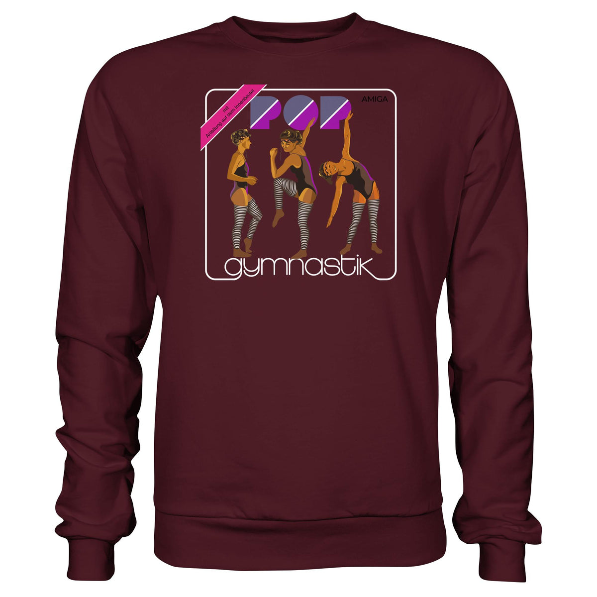 DDR Ostalgie Pullover Unisex • AMIGA POP-GYMNASTIK (ORIGINAL PLATTENCOVER)