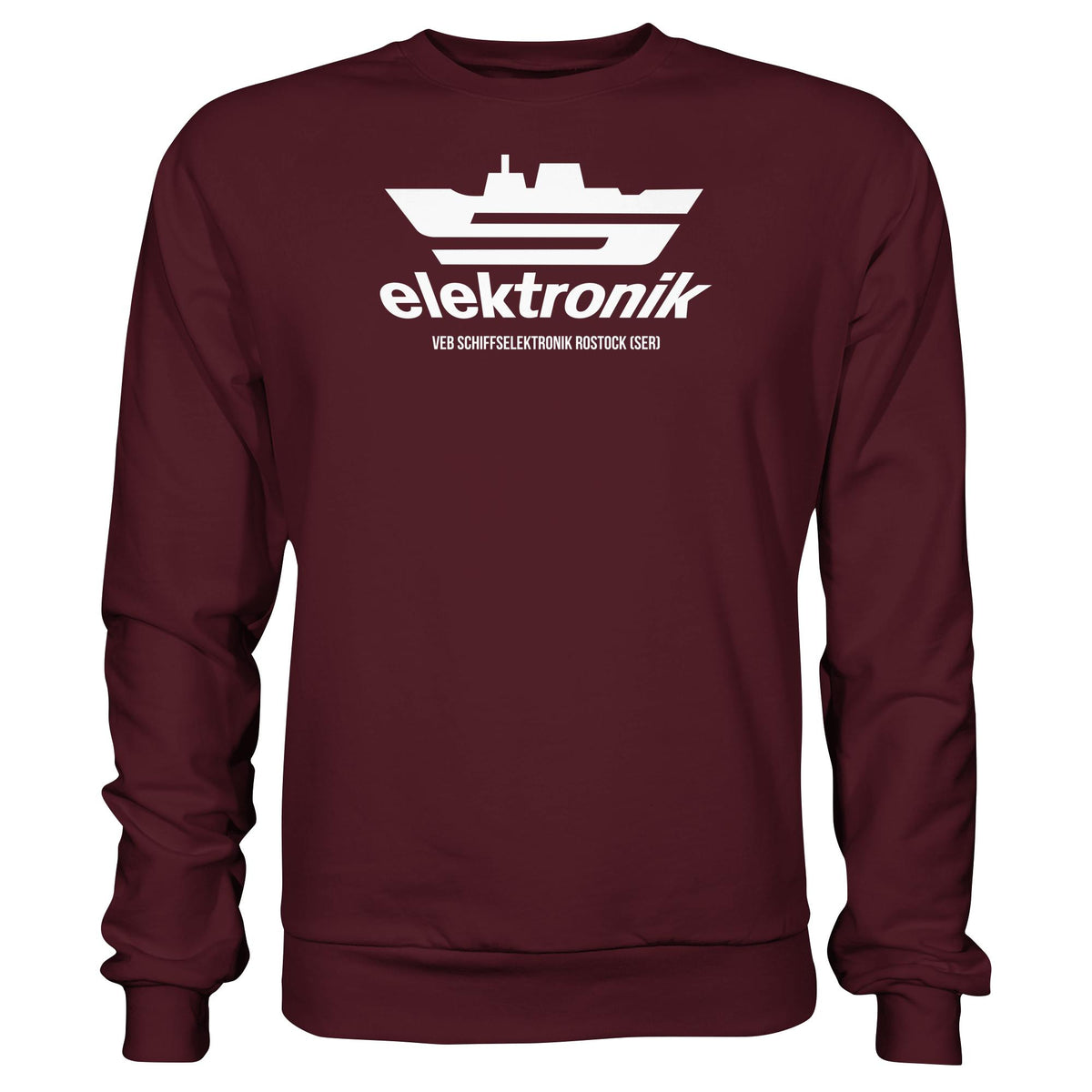 DDR Ostalgie Pullover Unisex • VEB SCHIFFSELEKTRONIK ROSTOCK