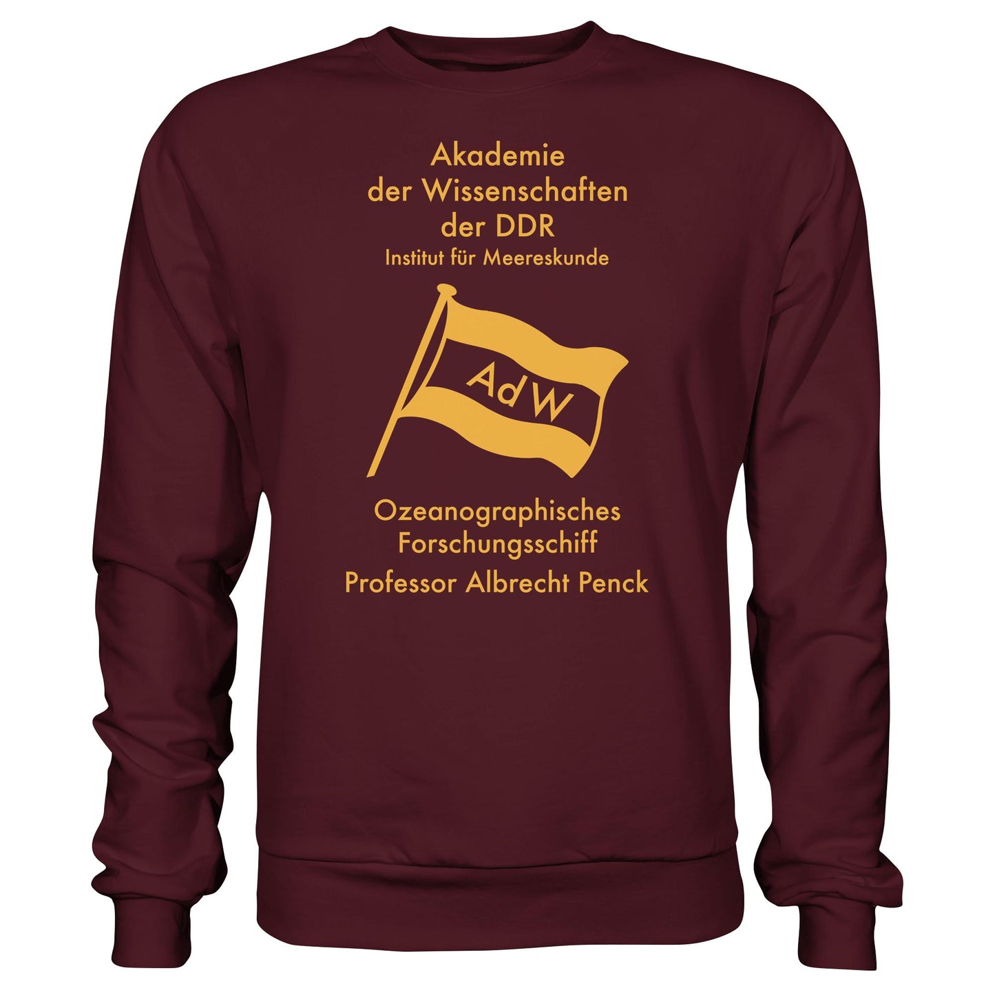 DDR Ostalgie Pullover Unisex • OZEONOGRAPHISCHES FORSCHUNGSSCHIFF ALBRECHT PENCK