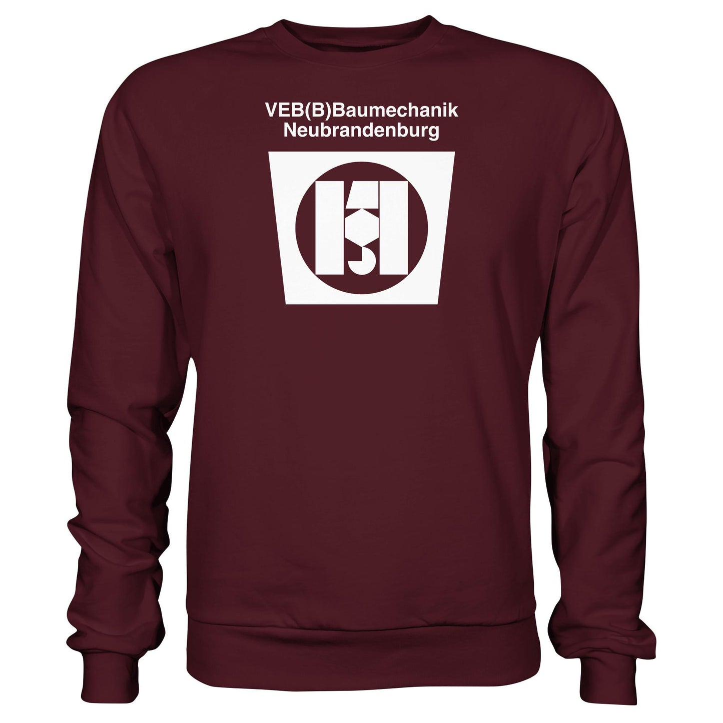 DDR Ostalgie Pullover Unisex • VEB BAUMECHANIK NEUBRANDENBURG