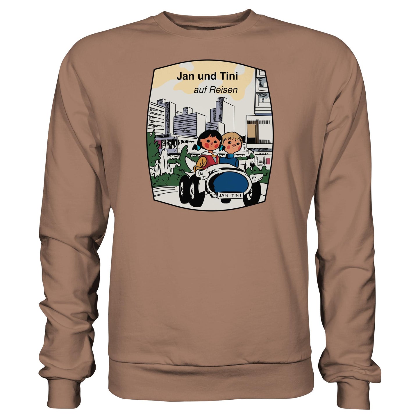 DDR Ostalgie Pullover Unisex • JAN UND TINI AUF REISEN (ORIGINAL QUARTETT)