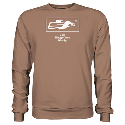 DDR Ostalgie Pullover Unisex • VEB WAGGONBAU NIESKY