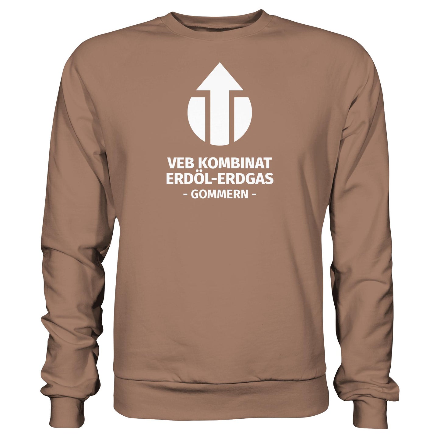 DDR Ostalgie Pullover Unisex • VEB KOMBINAT ERDÖL-ERDGAS GOMMERN