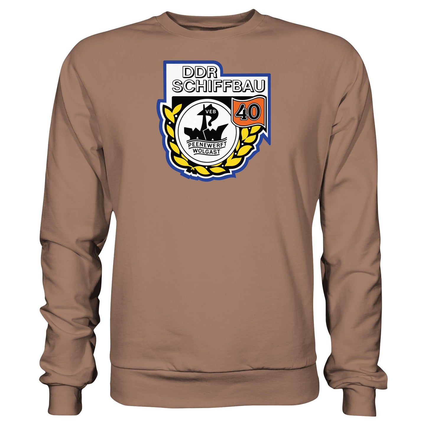 DDR Ostalgie Pullover Unisex • VEB PEENEWERFT WOLGAST, DDR SCHIFFBAU