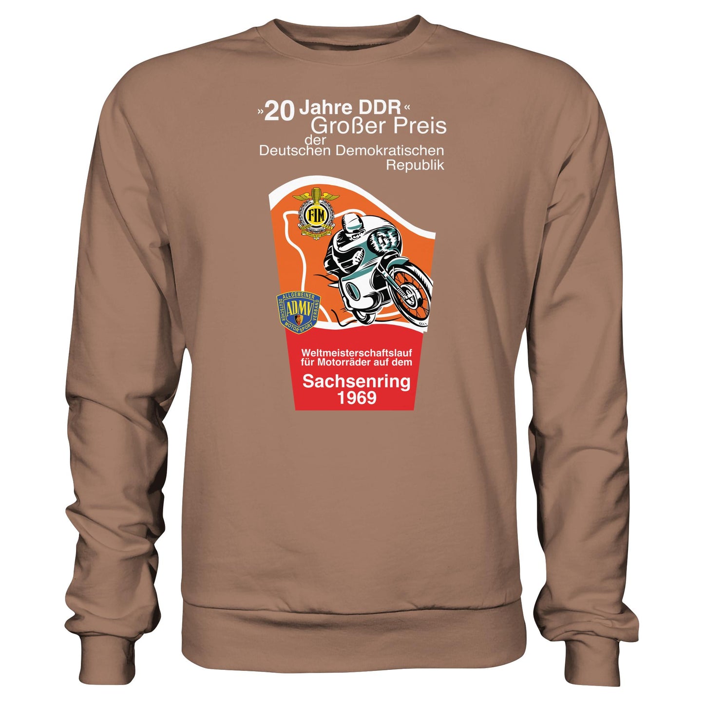 DDR Ostalgie Pullover Unisex • SACHSENRING 1969, WELTMEISTERSCHAFTSLAUF