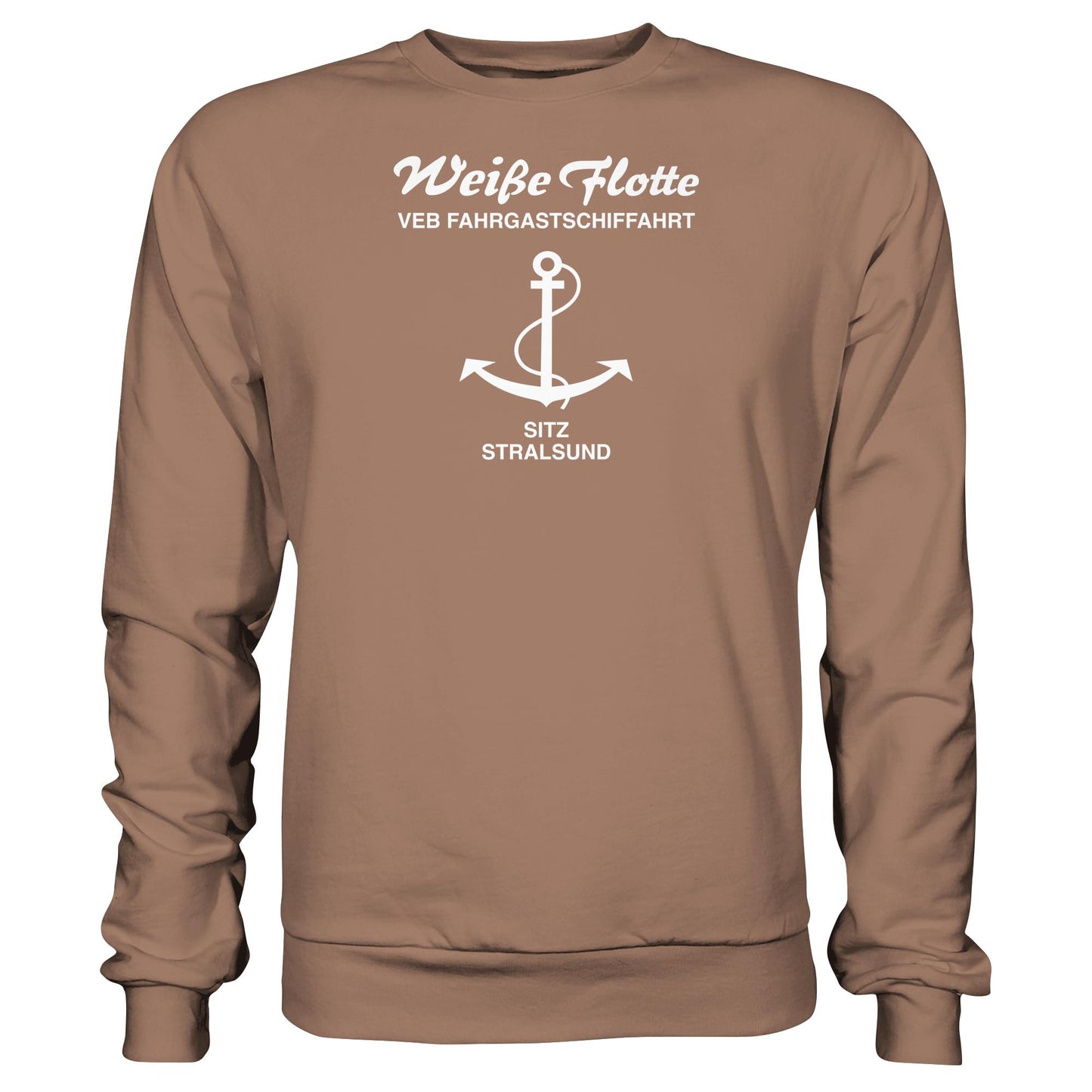 DDR Ostalgie Pullover Unisex • VEB FAHRGASTSCHIFFAHRT, STRALSUND
