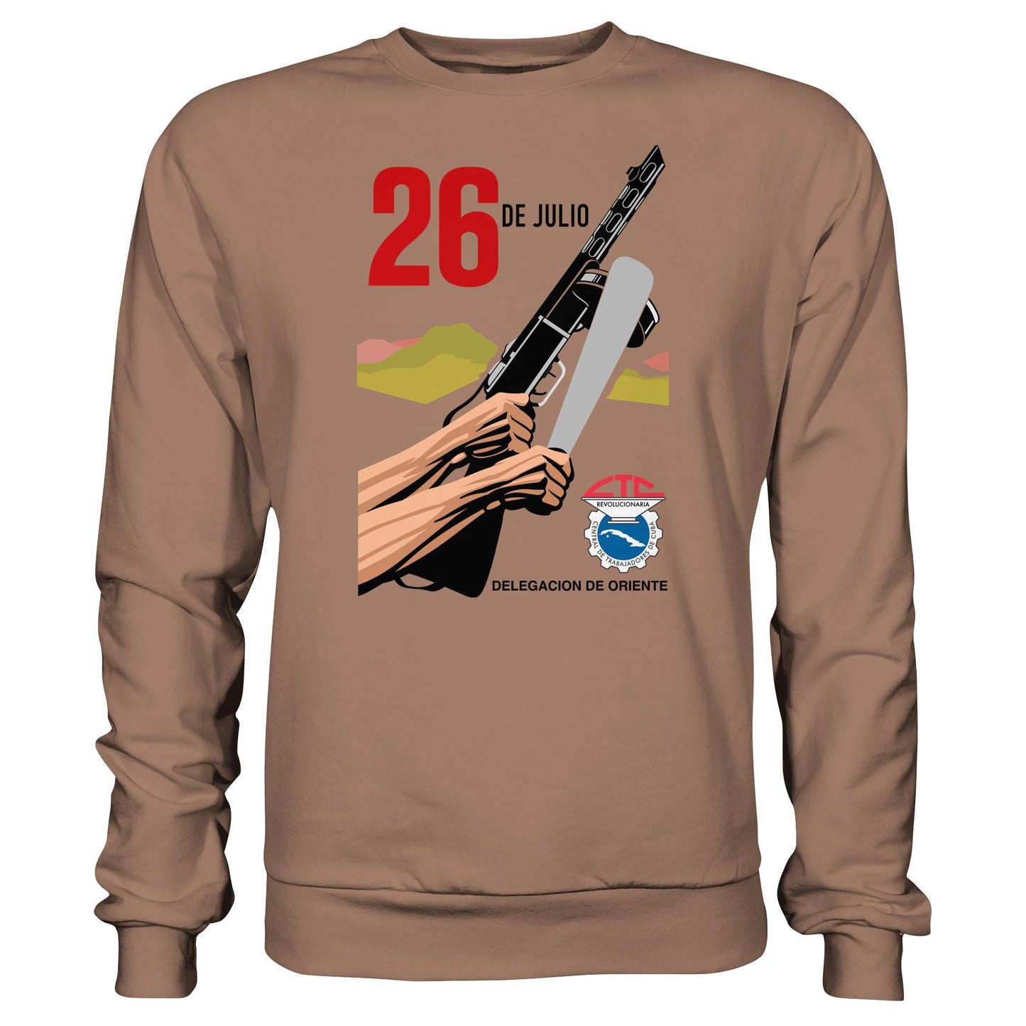 DDR Ostalgie Pullover Unisex • BEWEGUNG DES 26. JULI, KUBA (ORIGINAL POSTER)