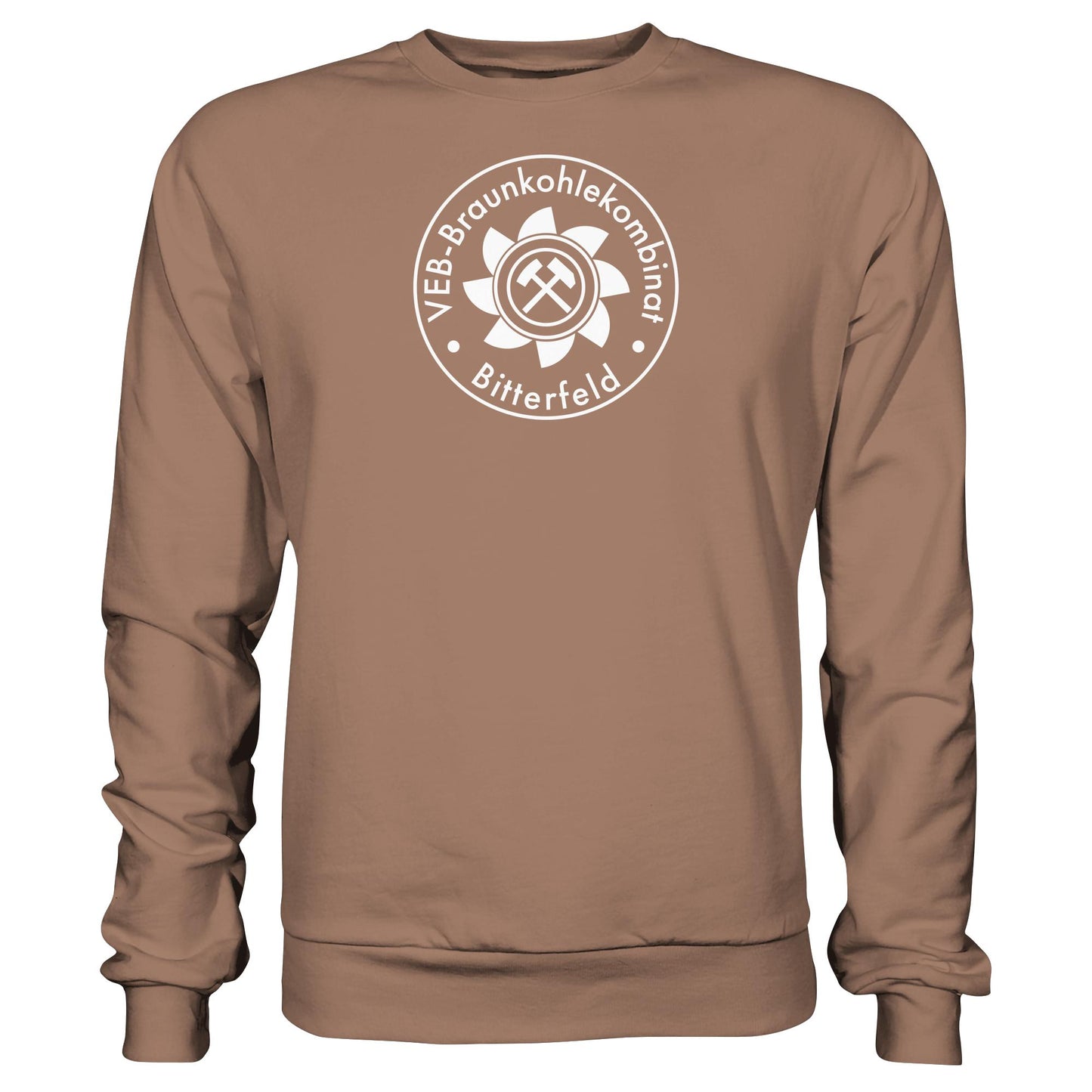 DDR Ostalgie Pullover Unisex • VEB BRAUNKOHLEKOMBINAT BITTERFELD
