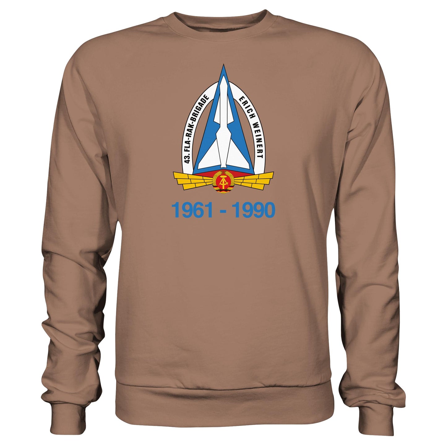 DDR Ostalgie Pullover Unisex • 43. FLA-RAK-BRIGADE ERICH WEINERT