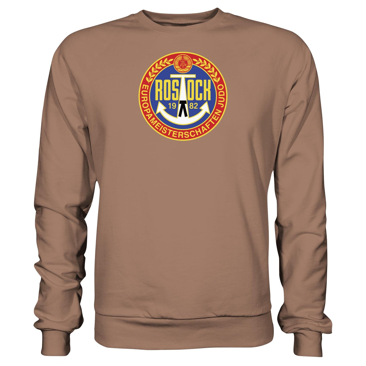 DDR Ostalgie Pullover Unisex • EUROPAMEISTERSCHAFTEN IM JUDO - ROSTOCK 1982