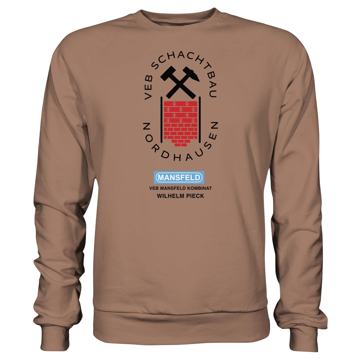 DDR Ostalgie Pullover Unisex • VEB SCHACHTBAU NORDHAUSEN - VEB MANSFELD KOMBINAT