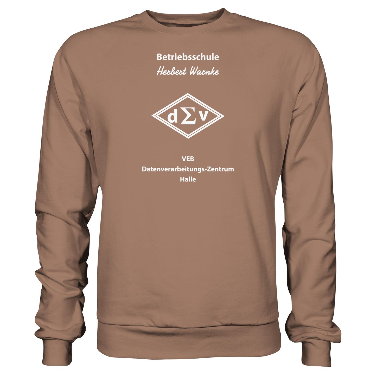DDR Ostalgie Pullover Unisex • BETRIEBSSCHULE VEB DATENBERARBEITUNG HALLE