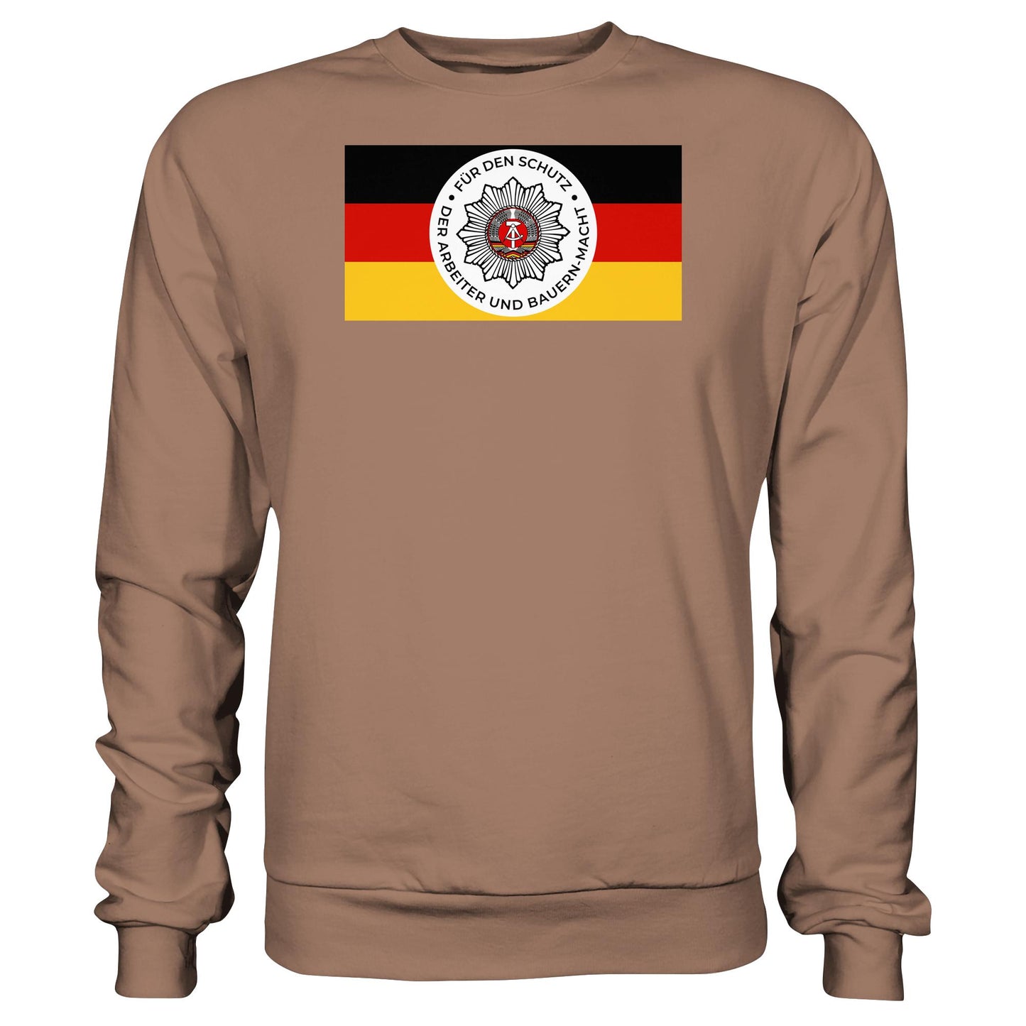DDR Ostalgie Pullover Unisex • NVA - FÜR DEN SCHUTZ DER ARBEITER- UND BAUERNMACHT (ORIGINAL BANDEROLE)