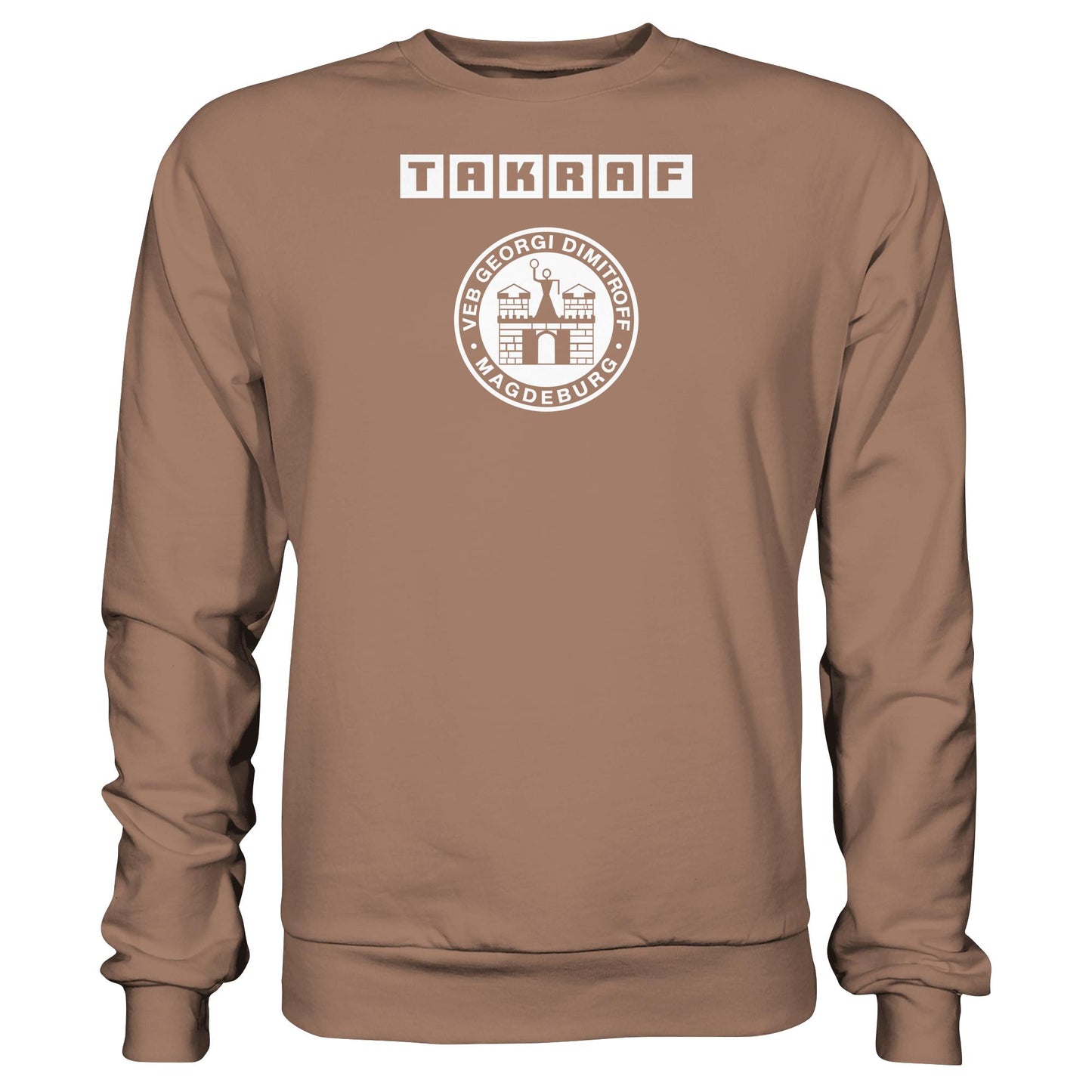DDR Ostalgie Pullover Unisex • TAKRAF - VEB GEORGI DIMITROFF MAGDEBURG