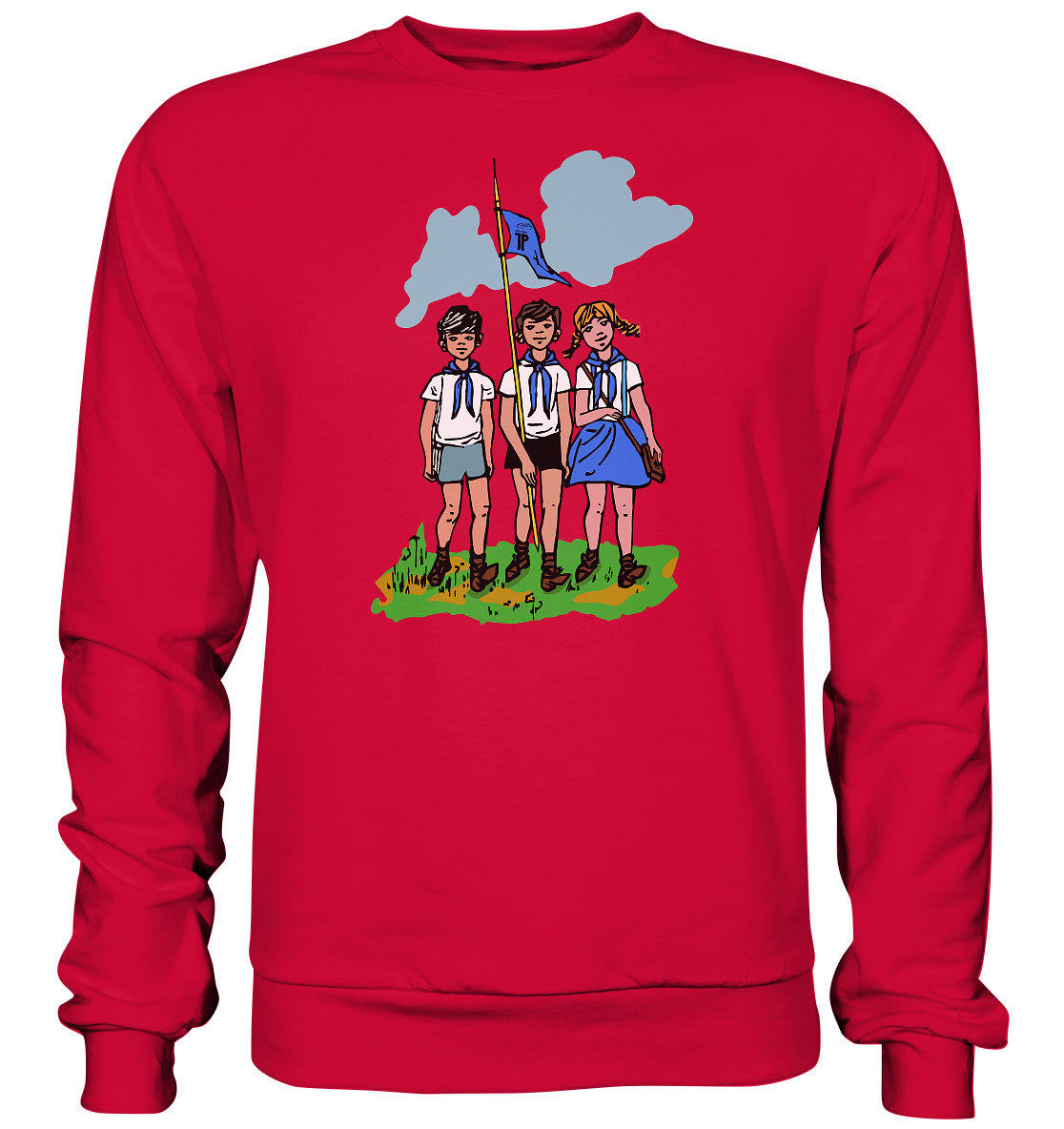 DDR Ostalgie Pullover Unisex • JUNGE PIONIERE - PIONIERAUSWEIS