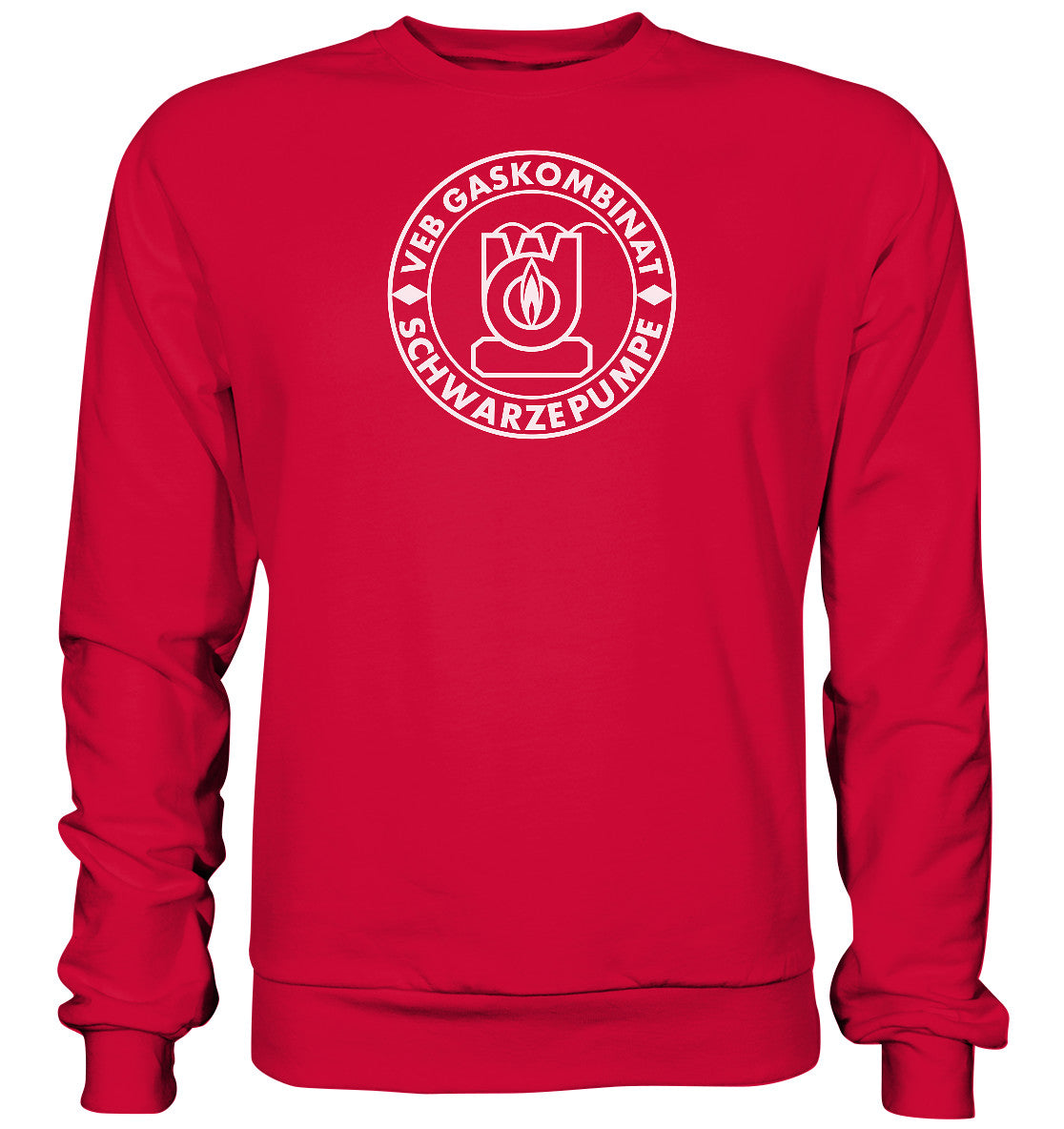 DDR Ostalgie Pullover Unisex • VEB GASKOMBINAT SCHWARZE PUMPE