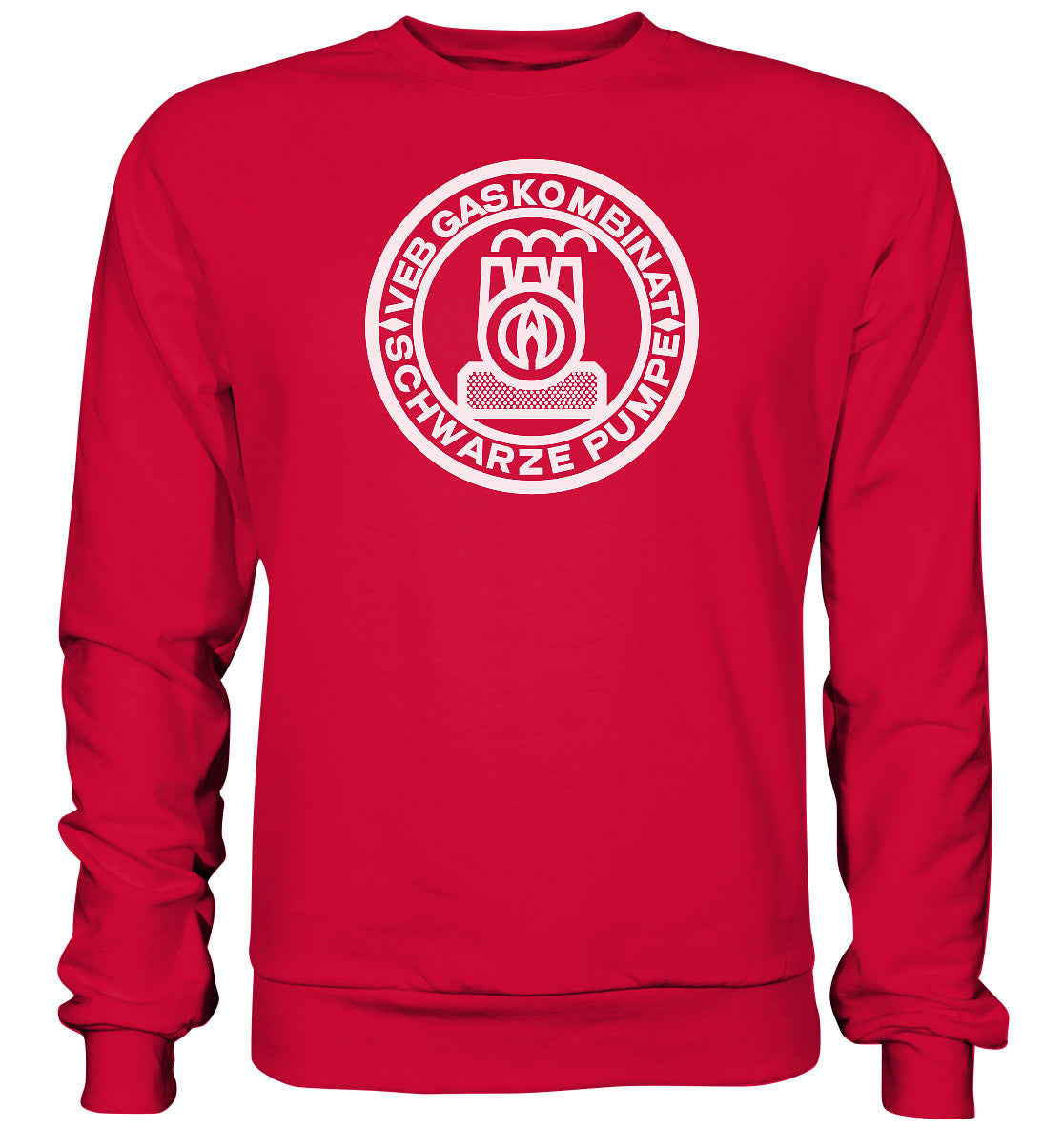 DDR Ostalgie Pullover Unisex • GASKOMBINAT SCHWARZE PUMPE