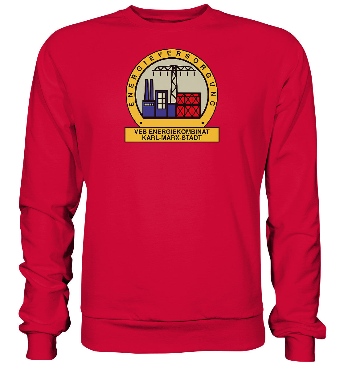 DDR Ostalgie Pullover Unisex • VEB ENERGIEKOMBINAT KARL-MARX-STADT