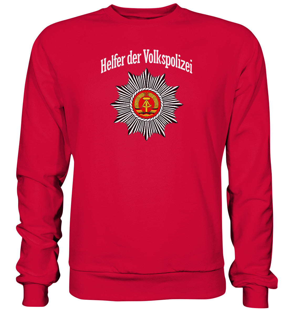 DDR Ostalgie Pullover Unisex • HELFER DER VOLKSPOLIZEI