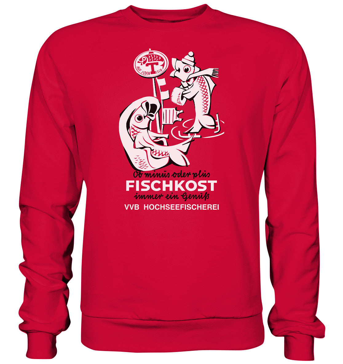 DDR Ostalgie Pullover Unisex • VVB HOCHSEEFISCHEREI FISCHKOST