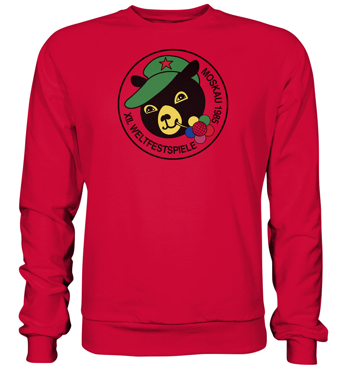 DDR Ostalgie Pullover Unisex • WELTFESTSPIELE, MOSKAU 1985