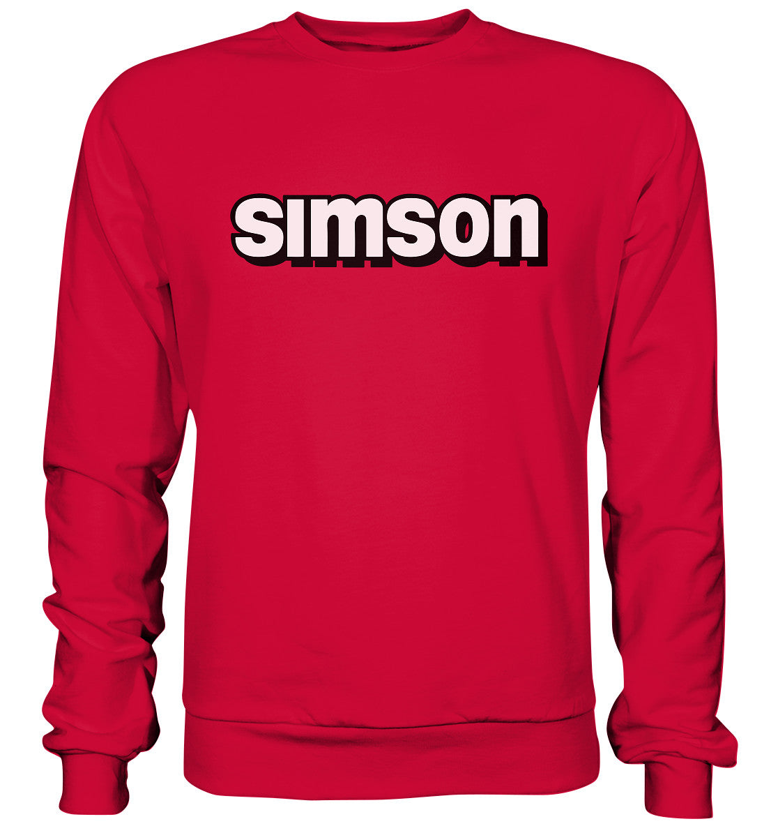 DDR Ostalgie Pullover Unisex • SIMSON - SCHRIFTZUG