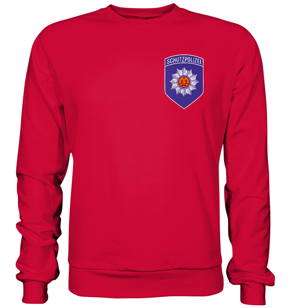 DDR Ostalgie Pullover Unisex • ZK - ZENTRALE KRÄFTE SCHUTZPOLIZEI