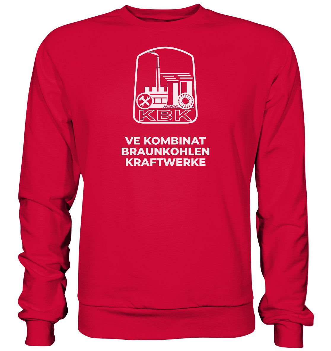DDR Ostalgie Pullover Unisex • VE KOMBINAT BRAUNKOHLENKRAFTWERKE JÄNSCHWALDE