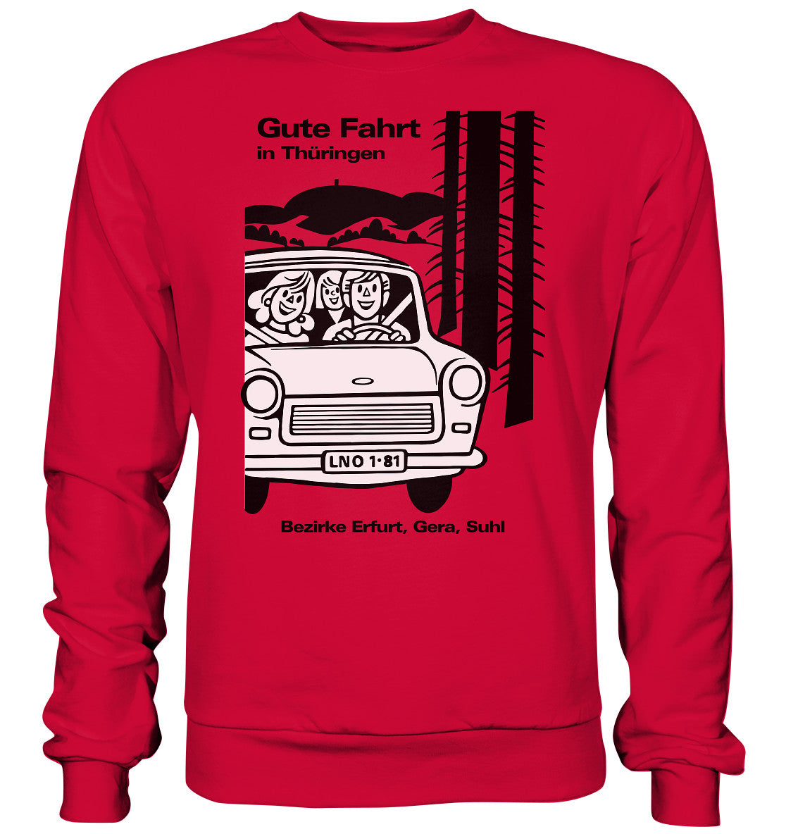 DDR Ostalgie Pullover Unisex • GUTE FAHRT IN THÜRINGEN