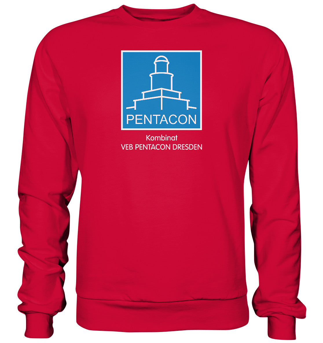 DDR Ostalgie Pullover Unisex • KOMBINAT VEB PENTACON DRESDEN