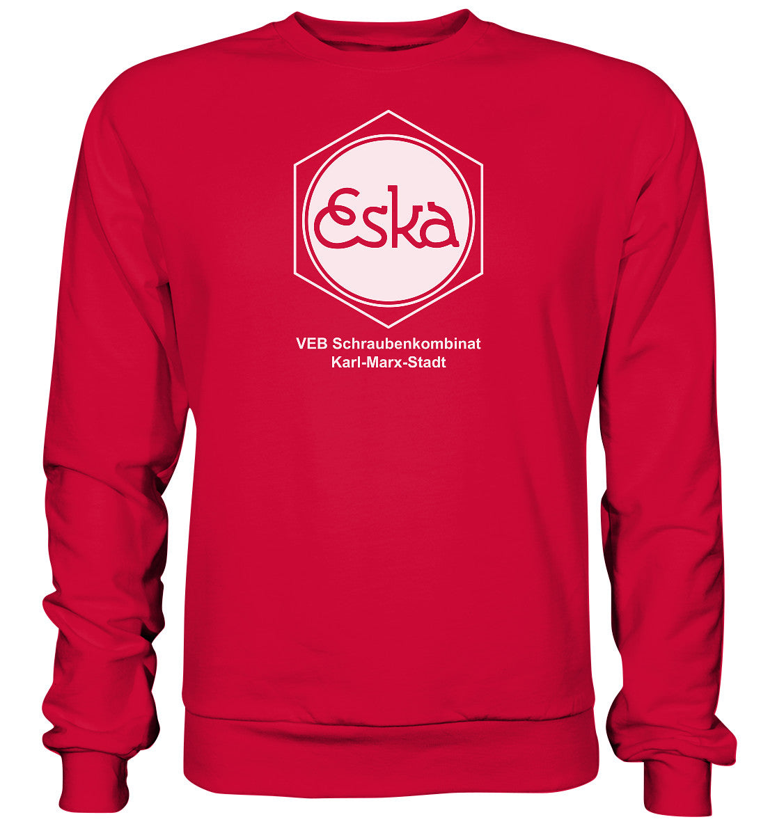 DDR Ostalgie Pullover Unisex • ESKA - VEB SCHRAUBENKOMBINAT KARL-MARX-STADT
