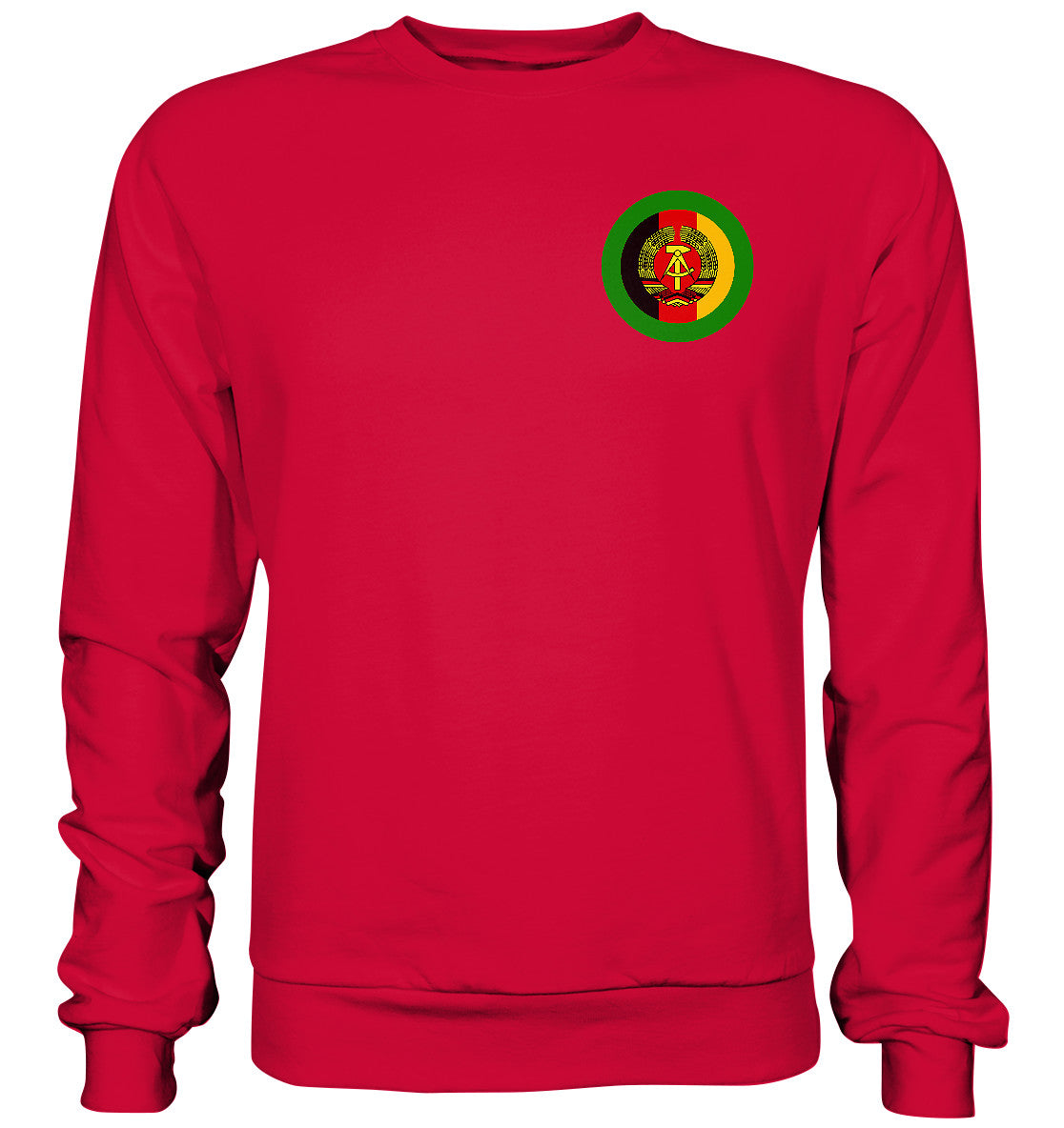 DDR Ostalgie Pullover Unisex • NVA GRENZTRUPPEN - BRUST BADGE