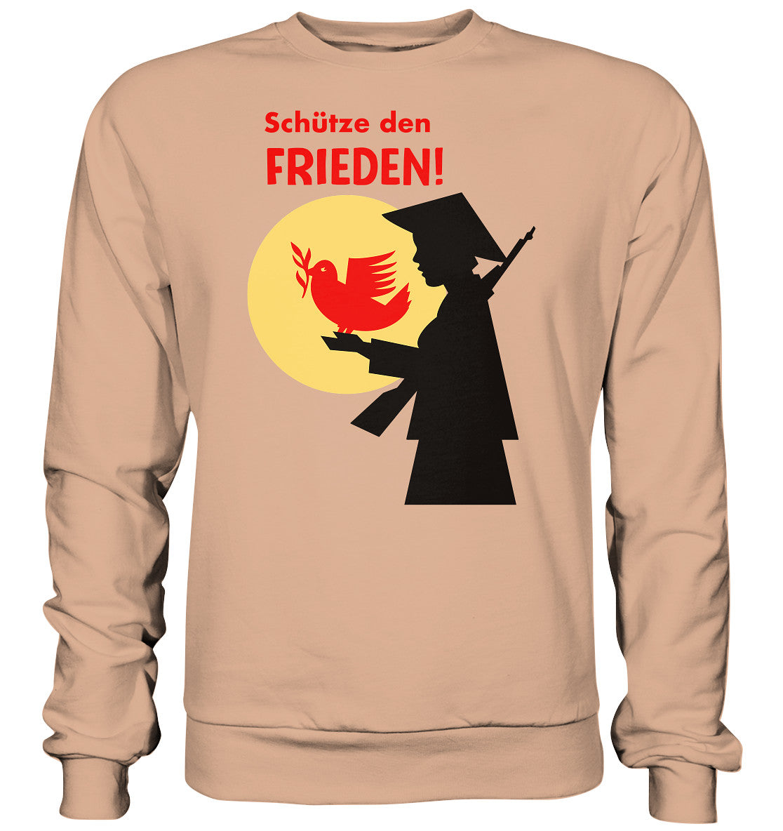 DDR Ostalgie Pullover Unisex • SCHÜTZE DEN FRIEDEN! SOLIDARITÄT MIT VIETNAM