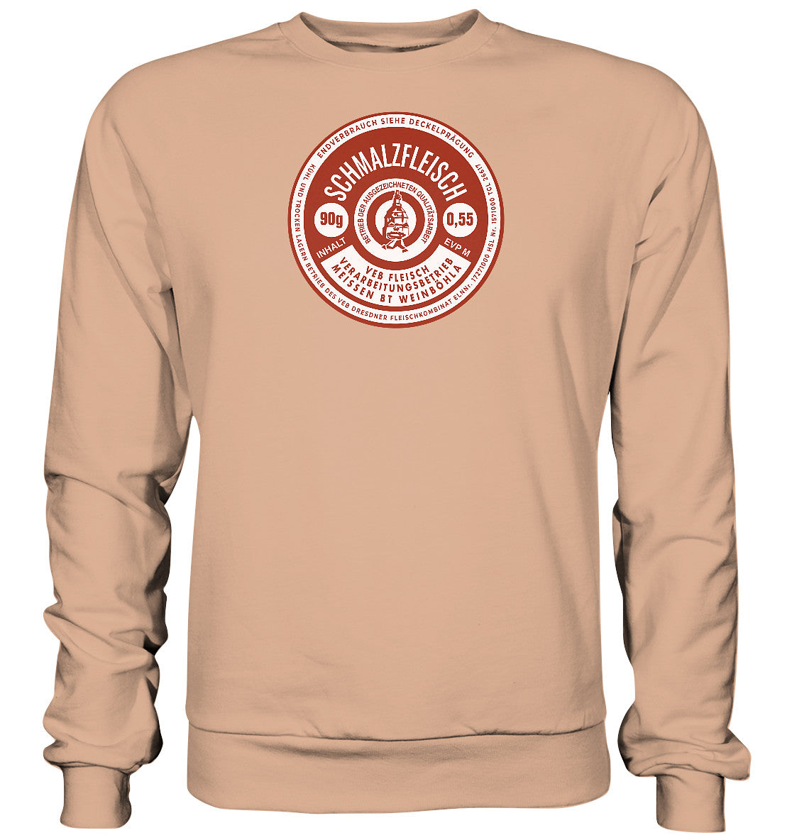 DDR Ostalgie Pullover Unisex • SCHMALZFLEISCH - VEB FLEISCH MEISSEN